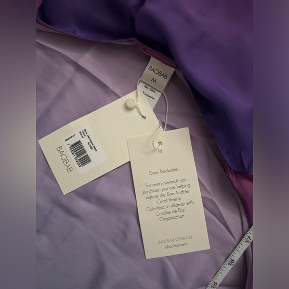 NEW BAOBAB x REVOLVE Providencia Dress Sunset Ombre draped high neck Satin party - Picture 8 of 11